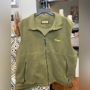 Remington 2XL moss green men’s fleece vest